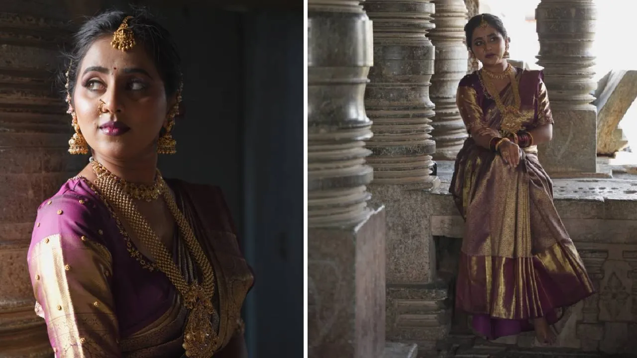 Deepavali Makeup 2025: ದೀಪಾವಳಿ ಹಬ್ಬಕ್ಕಿರಲಿ ಟ್ರೆಡಿಷನಲ್ ಗ್ರ್ಯಾಂಡ್ ಮೇಕಪ್ - Image 4