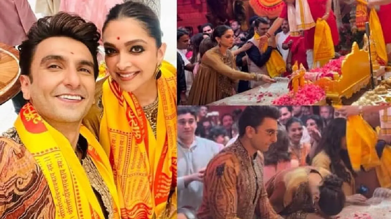 Ranveer Singh and Deepika: ಅಂಬಾನಿ ಕುಟುಂಬದ ಅದ್ಧೂರಿ ಗಣೇಶೋತ್ಸವದಲ್ಲಿ ನಟ ರಣವೀರ್ ಸಿಂಗ್ - ದೀಪಿಕಾ - Image 5
