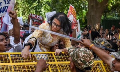 ದೆಹಲಿಯಲ್ಲಿ ಎಸ್‌ಐಆರ್‌ ವಿರೋಧಿಸಿ 'ಇಂಡಿಯಾ' ಒಕ್ಕೂಟ ಪ್ರತಿಭಟನೆ