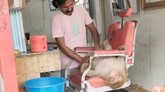 ಸಲೂನ್‌ಗೆ ಬಂದ ವಿಶೇಷ ಅತಿಥಿ ನೋಡಿ ಫಿದಾ ಆದ ನೆಟ್ಟಿಗರು
