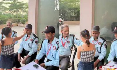 ಸೆಕ್ಯುರಿಟಿ ಗಾಎಡ್‌ಗೆ ರಾಖಿ ಕಟ್ಟಿದ ಪುಟ್ಟ ಕಂದಮ್ಮ: ಕ್ಯೂಟ್ ವಿಡಿಯೊ ನೋಡಿ