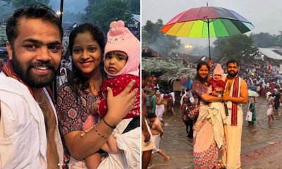ದರ್ಶನ್ ಭೇಟ ಕೊಟ್ಟ ದೇವಾಲಯದಲ್ಲಿ ಧನರಾಜ್ ಕುಟುಂಬ