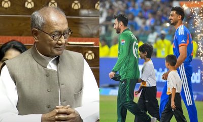 ಇಂಡೋ-ಪಾಕ್‌ ಆಟಗಾರರು ಹ್ಯಾಂಡ್‌ ಶೇಕ್‌ ಮಾಡಬೇಕೆಂದ: ದ್ವಿಗಜಯ ಸಿಂಗ್‌!