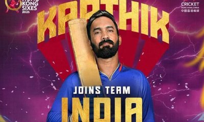 ಹಾಂಗ್ ಕಾಂಗ್ ಸಿಕ್ಸರ್‌ ಟೂರ್ನಿ; ಭಾರತ ತಂಡಕ್ಕೆ ದಿನೇಶ್‌ ಕಾರ್ತಿಕ್‌ ನಾಯಕ
