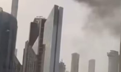 ದುಬೈನಲ್ಲಿ ಮತ್ತೆ ಸ್ಫೋಟ; ಗಗನ ಚುಂಬಿ ಕಟ್ಟಡಗಿಂದ ಬರುತ್ತಿವೆ ಹೊಗೆ