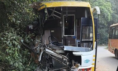 ಹುಲಿಕಲ್ ಘಾಟ್‌ನಲ್ಲಿ ಖಾಸಗಿ ಬಸ್‌ ಅಪಘಾತ; ಮಗು ಸಾವು, ಹಲವರಿಗೆ ಗಾಯ