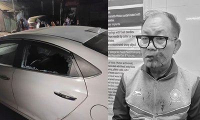 ದಿನಪತ್ರಿಕೆಯೊಂದರ ಪ್ರಧಾನ ಸಂಪಾದಕನ ಮೇಲೆ ಗುಂಡು ಹಾರಿಸಿ ಹಲ್ಲೆ