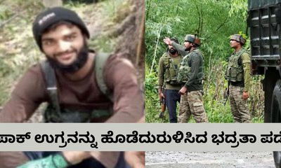 ಭಯೋತ್ಪಾದಕನನ್ನು ಹೊಡೆದುರುಳಿಸಿದ ಭದ್ರತಾ ಪಡೆ