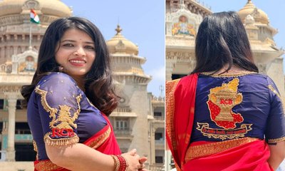 ವೈರಲ್‌ ಆದ ಆರ್‌ಸಿಬಿ ಡಿಸೈನರ್‌ ಬ್ಲೌಸ್‌ ಬಗ್ಗೆ ಅಂಜಲಿ ಮಾತು