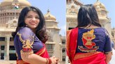 ವೈರಲ್‌ ಆದ ಆರ್‌ಸಿಬಿ ಡಿಸೈನರ್‌ ಬ್ಲೌಸ್‌ ಬಗ್ಗೆ ಅಂಜಲಿ ಮಾತು