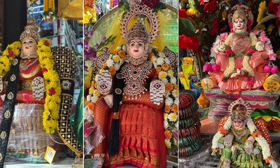 ವರಮಹಾಲಕ್ಷ್ಮೀಯ ಅಲಂಕಾರಿಕ ವಸ್ತ್ರಾಭರಣಗಳಿಗೆ ಬೇಡಿಕೆ