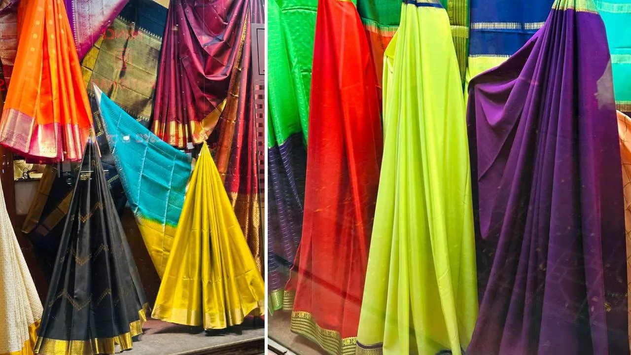 Festive Season Saree Shopping 2025: ಗೌರಿ ಹಬ್ಬಕ್ಕೆ ಹೆಚ್ಚಾಯ್ತು ಸೀರೆ ಖರೀದಿ - Image 4