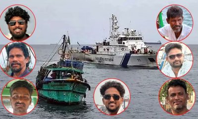 ವಿಶಾಖಪಟ್ಟಣಂ ಕರಾವಳಿಯಲ್ಲಿ 6 ಮೀನುಗಾರರು ನಾಪತ್ತೆ