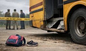 ಶಾಲಾ ಬಸ್ಸಿನ ತಳಭಾಗದಿಂದ ಬಿದ್ದು ವಿದ್ಯಾರ್ಥಿನಿ ಸಾವು