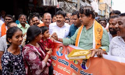 ಜಿಎಸ್‌ಟಿ 2.0: ಮಂಡ್ಯದಲ್ಲಿ ಬಿಜೆಪಿಯಿಂದ ಸಂಭ್ರಮಾಚರಣೆ