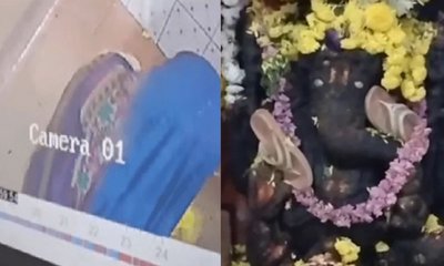 ಹಾಸನದಲ್ಲಿ ಗಣೇಶ ವಿಗ್ರಹಕ್ಕೆ ಚಪ್ಪಲಿ ಹಾರ ಹಾಕಿದ್ದ ಮಹಿಳೆ ಅರೆಸ್ಟ್!