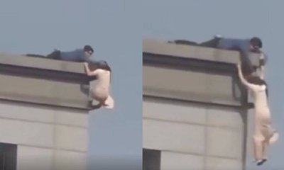 20ನೇ ಮಹಡಿಯಿಂದ ಜಿಗಿಯಲು ಯತ್ನಿಸಿದ ಯುವತಿ; ಕೊನೆಗೆ ಆಗಿದ್ದೇ ಪವಾಡ