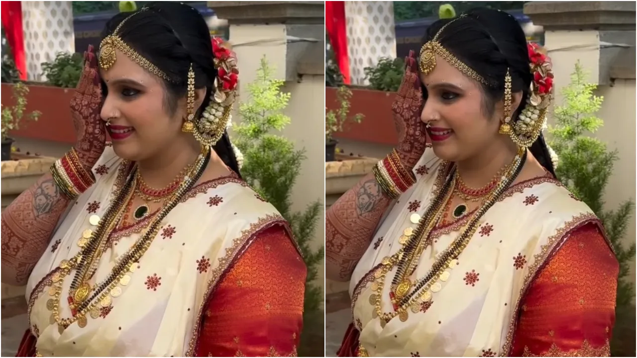 ದಾಂಪತ್ಯ ಬದುಕಿಗೆ ಕಾಲಿಟ್ಟ ʻಬ್ರಹ್ಮಗಂಟುʼ ಸೀರಿಯಲ್‌ ನಟಿ ಗೀತಾ ಭಾರತಿ ಭಟ್;‌ ಇಲ್ಲಿವೆ ಮದುವೆಯ ಫೋಟೋಗಳು - Image 1