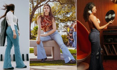 ಜೆನ್ ಝೀ  ಹುಡುಗಿಯರ ಫ್ಯಾಷನ್‌ಗೆ ಸೇರಿದ ಬೆಲ್ ಬಾಟಮ್ ಜೀನ್ಸ್ ಪ್ಯಾಂಟ್ಸ್