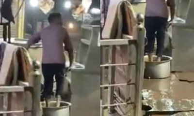 ಕಾಲುಗಳಿಂದ ಆಲೂಗಡ್ಡೆ ತೊಳೆದ ಸಿಬ್ಬಂದಿ: ವಿಡಿಯೊ ವೈರಲ್