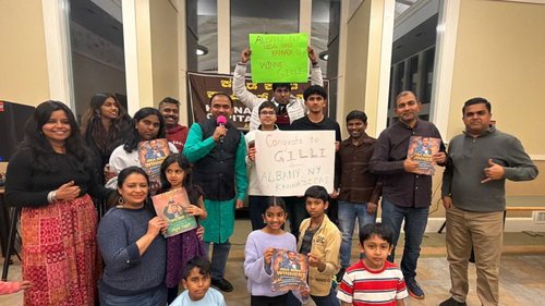 Gilli Nata fans celebrate victory in America too