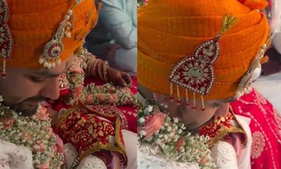 ಮದುವೆ ಮಂಟಪದಲ್ಲೂ ವಿರಾಟ್ ಕೊಹ್ಲಿಯ ಬ್ಯಾಟಿಂಗ್‌ ವೀಕ್ಷಿಸಿದ ವರ