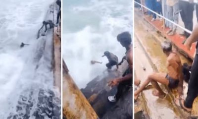 ವೃದ್ಧನ ಪ್ರಾಣ ಉಳಿಸಿದ ಬೆನ್ನಲ್ಲೇ ಯುವಕನಿಂದ ಕಪಾಳಮೋಕ್ಷ