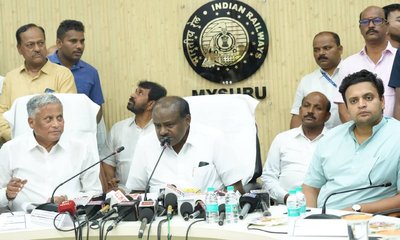 ಏರ್‌ಪೋರ್ಟ್‌ ಮಾದರಿಯಲ್ಲಿ ಮಂಡ್ಯ ರೈಲು ನಿಲ್ದಾಣ ಅಭಿವೃದ್ಧಿ: ಎಚ್‌ಡಿಕೆ