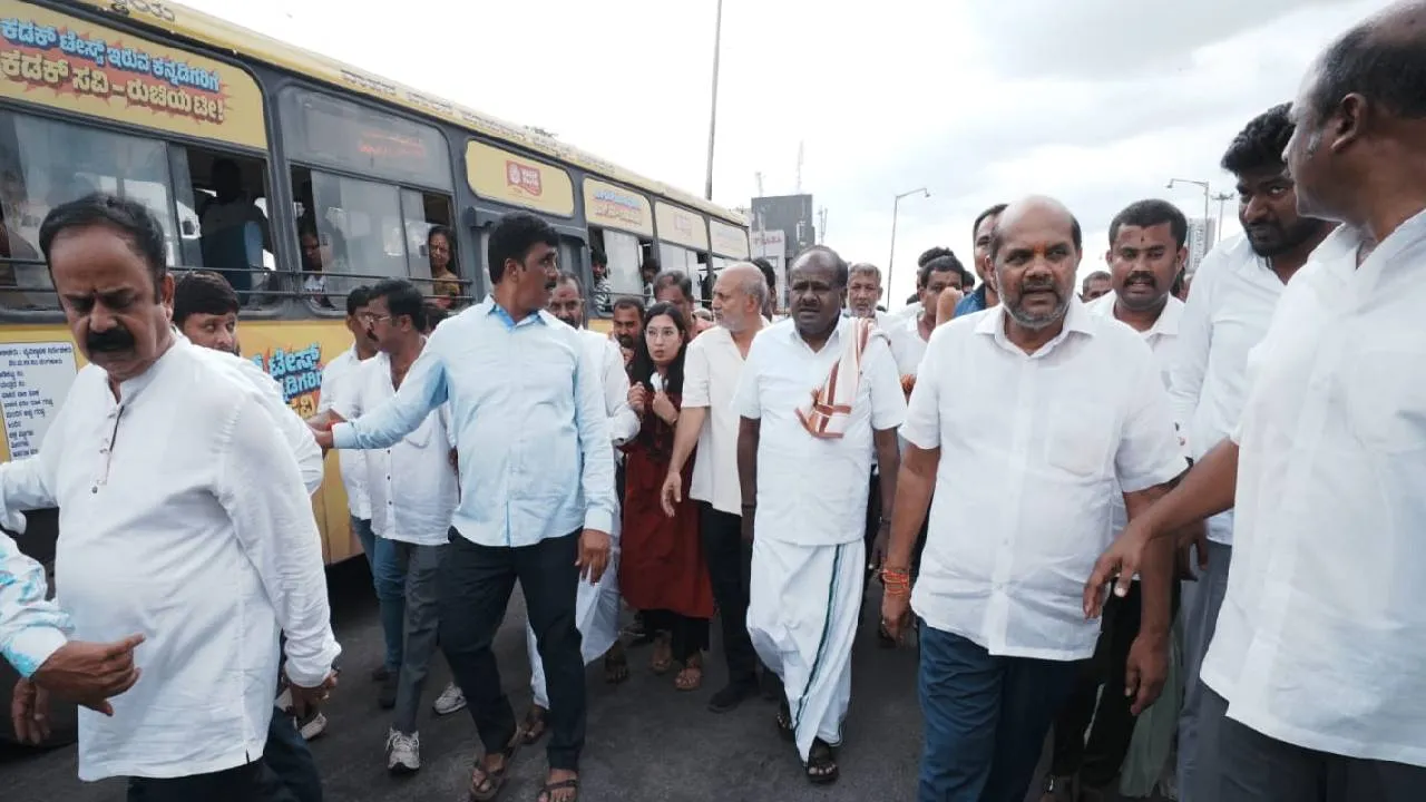 HD Kumaraswamy padayatra