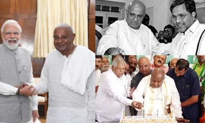 ಎಚ್‌.ಡಿ. ದೇವೇಗೌಡರ ಜನ್ಮದಿನ; ಮೋದಿ, ಸಿದ್ದರಾಮಯ್ಯ ಸೇರಿ ಗಣ್ಯರ ಶುಭಾಶಯ