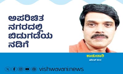 Harish Kera Column: ಅಪರಿಚಿತ ನಗರದಲ್ಲಿ ಬಿಡುಗಡೆಯ ನಡಿಗೆ