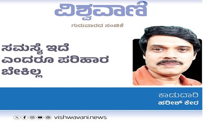Harish Kera Column: ಸಮಸ್ಯೆ ಇದೆ ಎಂದರೂ ಪರಿಹಾರ ಬೇಕಿಲ್ಲ !