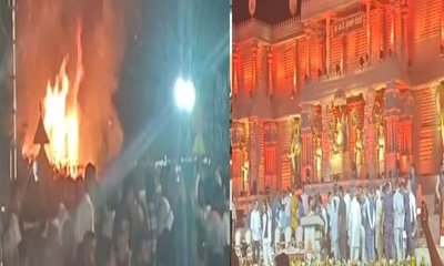 ಹಂಪಿ ಉತ್ಸವದ ವೇದಿಕೆ ಬಳಿ ಬೆಂಕಿ ಅವಘಡ; ಸ್ಥಳದಲ್ಲಿ ಆತಂಕದ ಸ್ಥಿತಿ