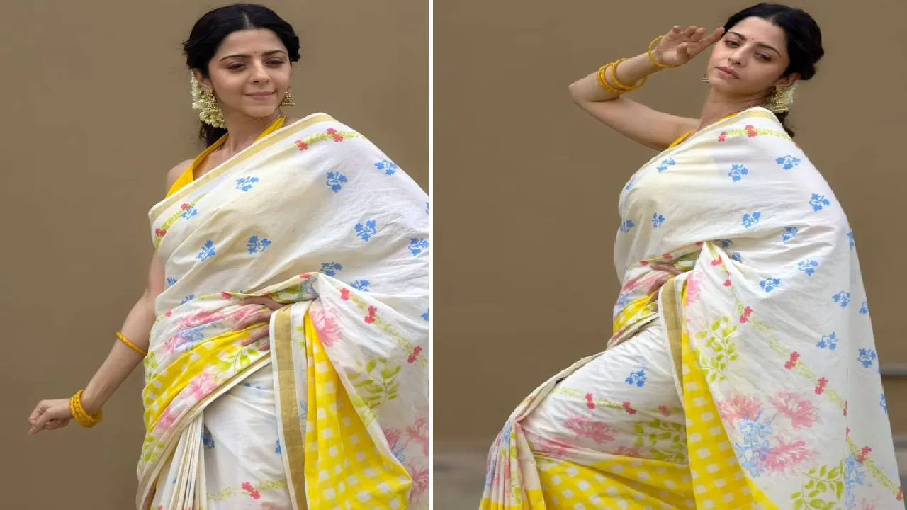 Star Saree Fashion 2026: ಕಾಟನ್‌ ಸೀರೆ ಪ್ರಿಯರನ್ನು ಸೆಳೆದ ನಟಿ ವೇದಿಕಾ ಉಟ್ಟ ಕಸವು ಸೀರೆ - Image 3