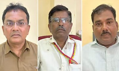 ಆರ್‌ಟಿಸಿ ದುರಸ್ತಿಗೆ 12 ಸಾವಿರ ಲಂಚ ಸ್ವೀಕಾರ; ಮೂವರ ಬಂಧನ