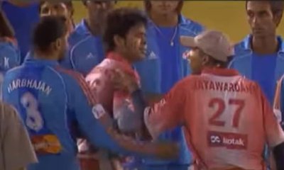 ಮೈದಾನದಲ್ಲೇ ಭಜ್ಜಿ ಶ್ರೀಶಾಂತ್ ಕೆನ್ನೆಗೆ ಬಾರಿಸಿದ ವಿಡಿಯೊ ವೈರಲ್‌