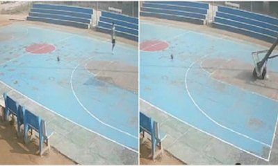 ತರಬೇತಿ ವೇಳೆ ಬಾಸ್ಕೆಟ್‌ಬಾಲ್ ಪೋಲ್ ಕುಸಿದು ಕ್ರೀಡಾಪಟು ಸಾವು