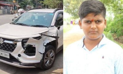 ಹಾಸನದಲ್ಲಿ ಕಾರು ಡಿಕ್ಕಿಯಾಗಿ ಎಸ್‌ಎಸ್‌ಎಲ್‌ಸಿ ವಿದ್ಯಾರ್ಥಿ ಸಾವು