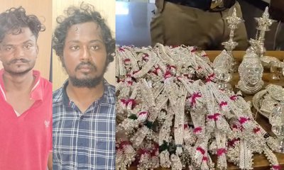 ಹಾನಗಲ್‌ ಜ್ಯುವೆಲ್ಲರಿ ಶಾಪ್‌ ಕಳ್ಳತನ ಪ್ರಕರಣ; ಇಬ್ಬರ ಬಂಧನ