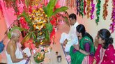 ಹಾವೇರಿಯ ಸೈಬರ್ ಠಾಣೆಯಲ್ಲಿ ಭಾವೈಕ್ಯತೆಯ ಗಣಪತಿ