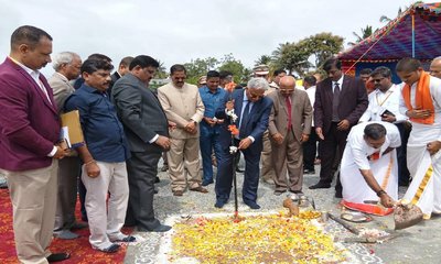 ಹಾವೇರಿಯಲ್ಲಿ ಲೋಕಾಯುಕ್ತ ಕಚೇರಿ ಕಟ್ಟಡ ನಿರ್ಮಾಣಕ್ಕೆ ಭೂಮಿ ಪೂಜೆ