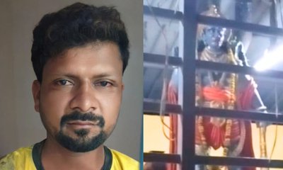 ಶಿಗ್ಗಾವಿ ದೇವಸ್ಥಾನದಲ್ಲಿ ಮೂತ್ರ ವಿಸರ್ಜನೆ ಮಾಡಿದ ಮುಸ್ಲಿಂ ಯುವಕ!