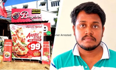 ಚಿಕನ್ ಬಿರಿಯಾನಿ ತಯಾರಿಸುವ ಗಣೇಶನ ವಿವಾದಾತ್ಮಕ ಬ್ಯಾನರ್!