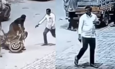 ಗಾಯಗೊಂಡಂತೆ ನಟಿಸಿ ಐಫೋನ್ ಕದ್ದ ಕಳ್ಳರು: ವಿಡಿಯೊ ವೈರಲ್‌
