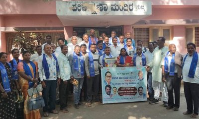 ದಲಿತ ಸಂಘರ್ಷ ಸಮಿತಿ ತಾಲ್ಲೂಕು ಸಂಚಾಲಕರಾಗಿ ಎನ್.ಎ.ನಾಗರಾಜು ಆಯ್ಕೆ