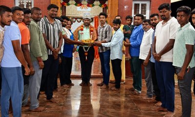 ಗುಬ್ಬಿಯಲ್ಲಿ ಜನಪದ ಗಾಯಕ ಕೆಸ್ತೂರು ಗೋವಿಂದರಾಜುಗೆ ಸನ್ಮಾನ