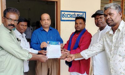 ಭೂಮಾನಂದ ಹತ್ಯೆ ಖಂಡಿಸಿ ಕಠಿಣ ಕ್ರಮಕ್ಕೆ ಆಗ್ರಹ
