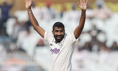 ಮೊದಲನೇ ದಿನ ಭಾರತಕ್ಕೆ ಮುನ್ನಡೆ ತಂದುಕೊಟ್ಟ ಜಸ್‌ಪ್ರೀತ್‌ ಬುಮ್ರಾ!