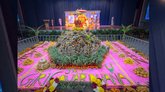 ದೀಪಾವಳಿ ಹಿನ್ನೆಲೆ ಬೆಂಗಳೂರಿನ ಇಸ್ಕಾನ್‌ನಲ್ಲಿ ಗೋವರ್ಧನ ಪೂಜೆ