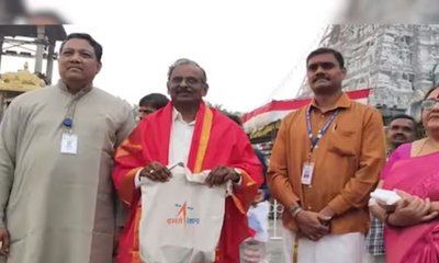 ತಿರುಪತಿಯಲ್ಲಿ ವಿಶೇಷ ಪೂಜೆ ಸಲ್ಲಿಸಿದ ಇಸ್ರೋ ವಿಜ್ಞಾನಿಗಳು